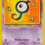 Karta Kolekcjonerska PTCG Unown J