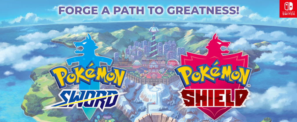 Oficjalna strona gier Pokémon Sword i Pokémon Shield