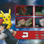 Pokemon Zoroark Mistrz Iluzji menu wyboru scen